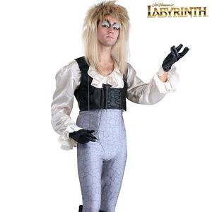 Men's Labyrinth Jareth Costume + Wig